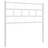 vidaXL Metalinis pakaitinis galvūgalis, baltos spalvos, 90cm