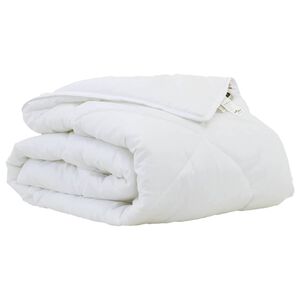 vidaXL Antklodė 200 x 135 x 4 cm Ne Poliesteris Balta Kvėpuojantis