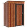 vidaXL Sodo pa&scaron;iūrės Ruda 137 x 81 x 180 cm Metalas