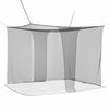 vidaXL Uodų tinklas lovai 156 mesh Juoda 220 x 180 x 180 cm