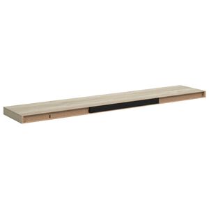vidaXL Pakabinamos lentynos, 4vnt., ąžuolo, 120x23,5x3,8cm, MDF