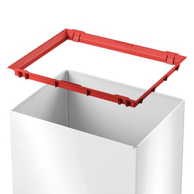 Hailo Šiukšliadėžė Big-Box Swing, baltos spalvos, 52l, XL dydžio