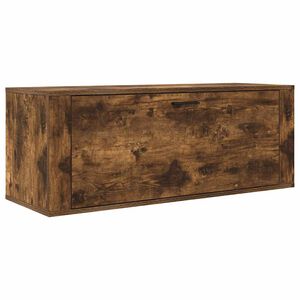 vidaXL Spintelė batams, dūminio ąžuolo, 100x35x38cm, apdirbta mediena