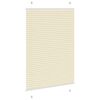 vidaXL Plisuotas Blind Cream 95x150 cm Audinio plotis 94,4 cm