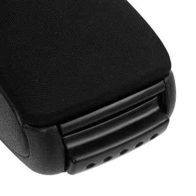 vidaXL Automobilio porankis, juodos spalvos, 13x32x(32,5-49)cm, ABS