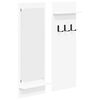 vidaXL Prikabinamas paltas Sieninis Balta 70 x 10 x 90 cm