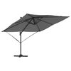vidaXL Roma Parasol Antracitas 286 x 284 x 265 cm
