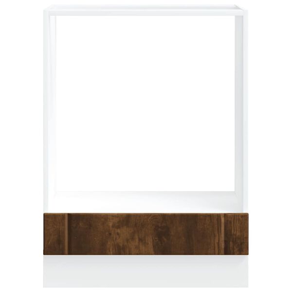 vidaXL Orkaitės spintelė "Lucca" Rūkyto ąžuolo inžinerinė mediena