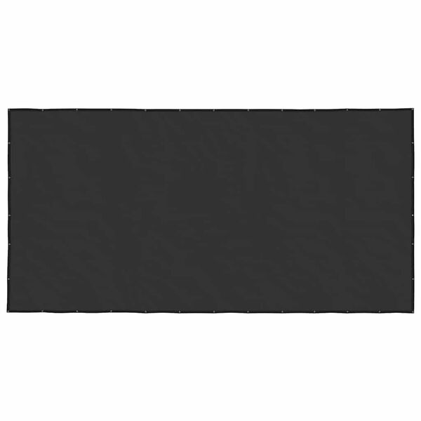 vidaXL Tinklas konteineriui, juodos spalvos, 3x6 m, HDPE