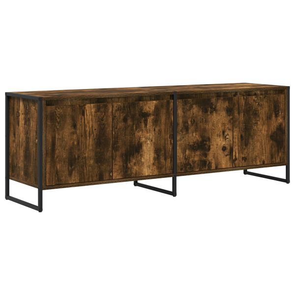 vidaXL Televizoriaus spintelė Dūminis ąžuolas 140 x 36 x 49.5 cm