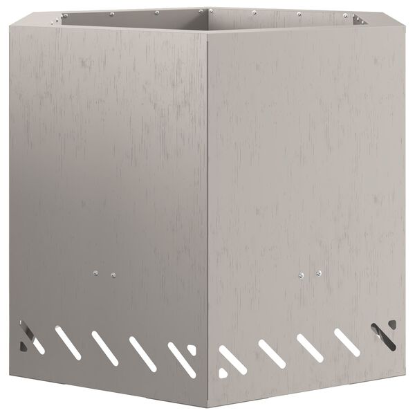 vidaXL Be dūmų laužavietė Ruda 58 x 58 x 51 cm Plienas