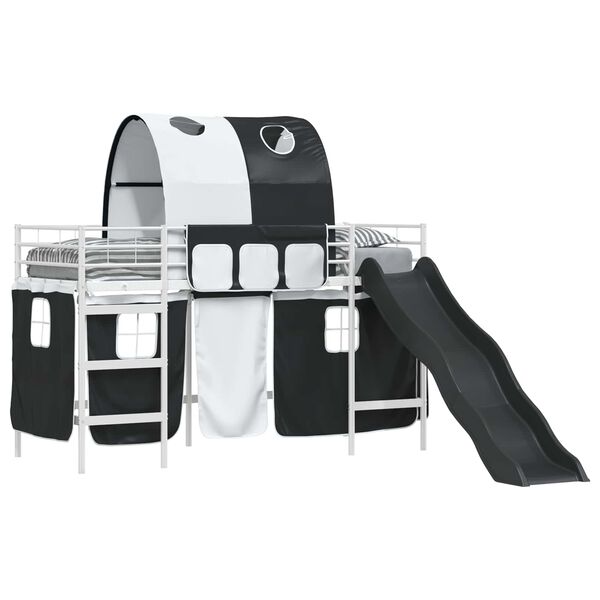 vidaXL Balta ir juoda 74,5 x 190 cm