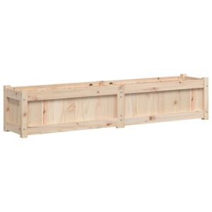 vidaXL Sodo lovelis, 150x31x31cm, pu&scaron;ies medienos masyvas