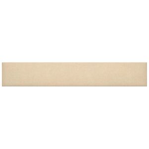 vidaXL Sieninis galvūgalis 12 vnt. 90 x 15 cm Kreminė audinys