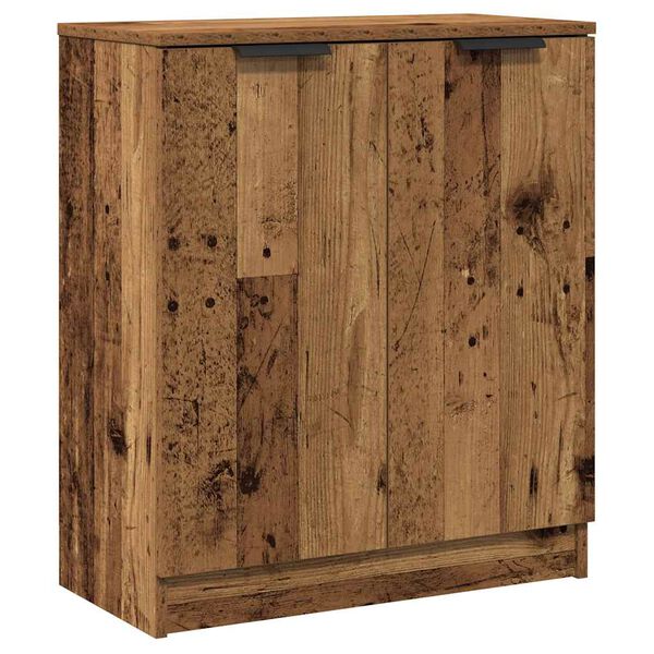 vidaXL indaujos 3 vnt Old Wood 60x30x70 cm Engineered Wood