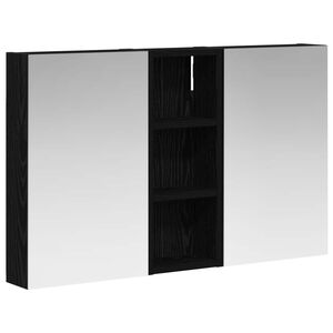 vidaXL Vonios spintos komplektas su lentyna 3 pcs 80 x 10,5 x 50 cm