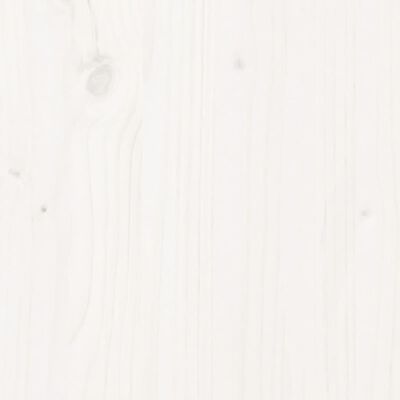 vidaXL Koridoriaus suoliukas, baltas, 100x28x45cm, pušies masyvas