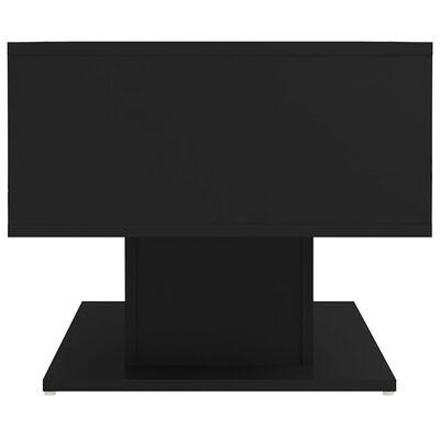 vidaXL Kavos staliukas, juodos spalvos, 103,5x50x44,5cm, MDP