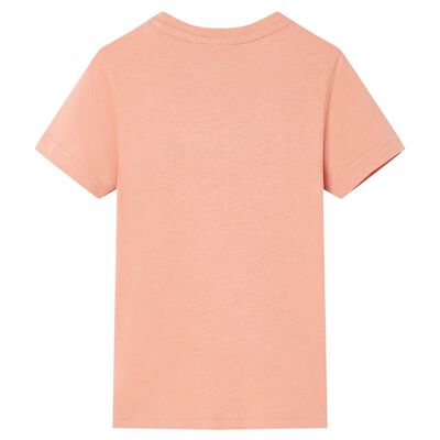 Vaikiški marškinėliai, šviesiai oranžinės spalvos, 92 dydžio