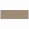 vidaXL Durų kilimėlis Bežinė ir juoda 60 x 180 cm 100% poliamidas