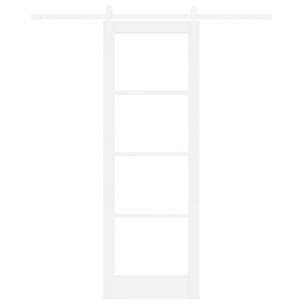 vidaXL Slankios durys Balta 73,5 x 211 cm