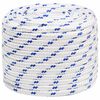 vidaXL Daugiafunkcinė buitinė virvė 18 mm 25 m Balta ir mėlyna PP