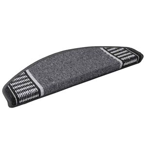 vidaXL Savaime prilipantys laiptų kilimėliai 15 vnt. 65 x 21 x 4 cm