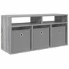 vidaXL Žemas stalas su stalčių Pilkas Sonoma 87 x 27,5 x 43 cm
