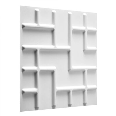 WallArt 3D Sienos plokštės, 12vnt., tetrio dizaino, GA-WA16
