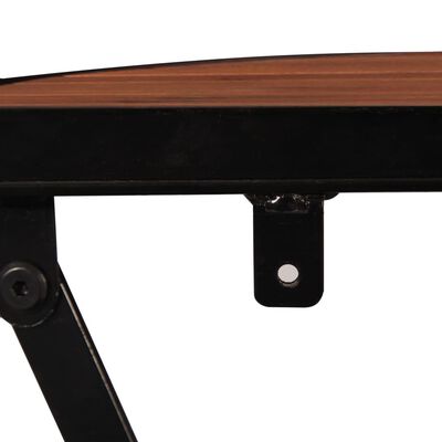 vidaXL Baro stalas, 85x43x75cm, akacijos medienos masyvas