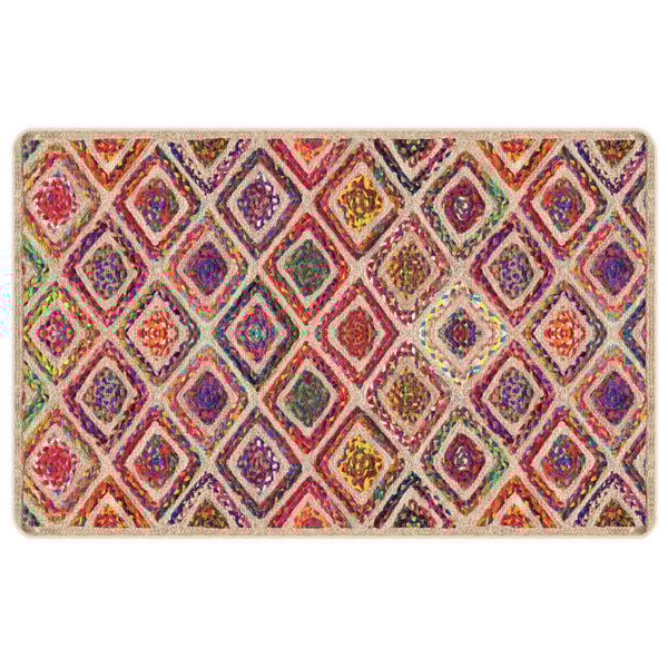 vidaXL Kilimas, spalvotas, 190x300 cm, neslystantis, skalbiamas