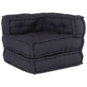 vidaXL Modulinė sofa, antracito spalvos, 70x70x54 cm, audinys