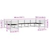 vidaXL Lauko sofos komplektas 7 pcs Natūrali Kietos akacijos mediena
