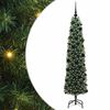 vidaXL Dirbtinė Kalėdų eglutė Žalia 180 cm PVC, plienas ir plastikas