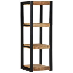 vidaXL Sieninė lentyna 35x35x100 cm Masyvus Rough Wood Mango