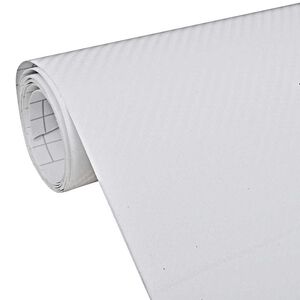 vidaXL 3D Automobilio plėvelės, 2vnt., baltos, 100x150cm