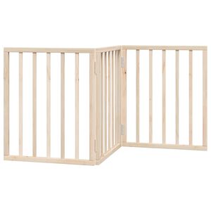 vidaXL Sulankstomi &scaron;unų varteliai, 3 dalys, 150 cm, tuopos mediena