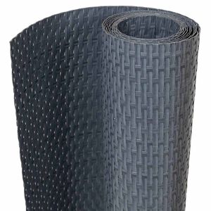 vidaXL Balkono pertvara, antracito spalvos, 300x80cm, poliratanas