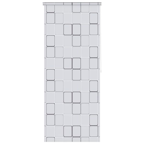 vidaXL Dušo roletas, 120x240 cm, kvadratų raštas