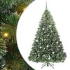 vidaXL Dirbtinė Kalėdų eglutė su 300 LED Žalia 210 cm PE ir PVC