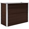 vidaXL Lovelis, rudas, 100x40x77cm, galvanizuotas plienas, auk&scaron;tas