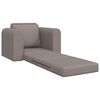 vidaXL Sofa lova Taupe 98 x 71 x 83 cm audinys