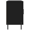 vidaXL Šoninė spintelė, juodos spalvos, 100x36x60cm, apdirbta mediena