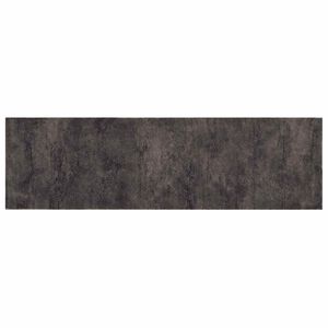 vidaXL Virtuvės kilimas juodas betonas 150 x 45 cm 100% poliamidas