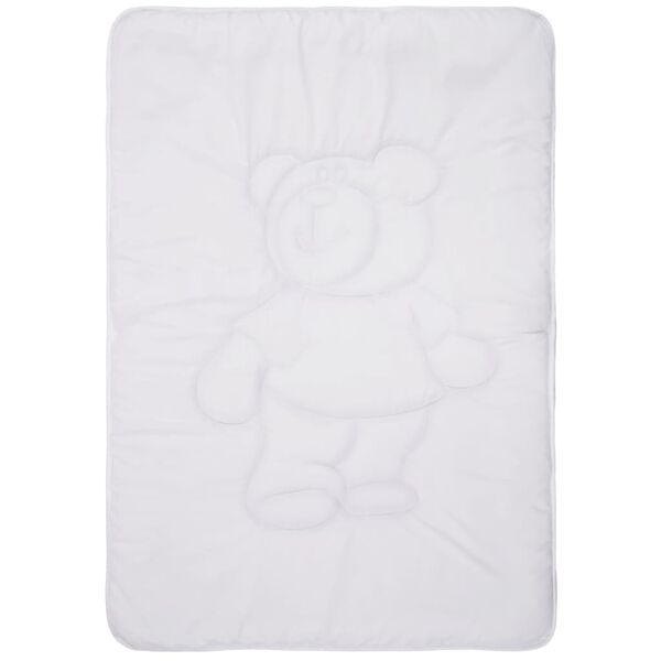 vidaXL Vaikiškos antklodės komplektas, baltas, 100x135cm/40x60cm