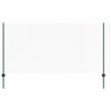 vidaXL Hexagonal Fence with Post 50 x 1,2 m PVC dengtas plienas Žalia