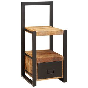 vidaXL Vietinės kėdės stovas Ruda 40 x 40 x 90 cm Kietas mango medis