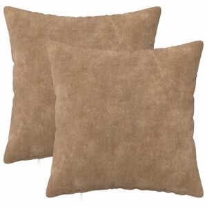 vidaXL Pagalvėlės užvalkalas 2 pcs HEERLEN Taupe 30 x 30 cm