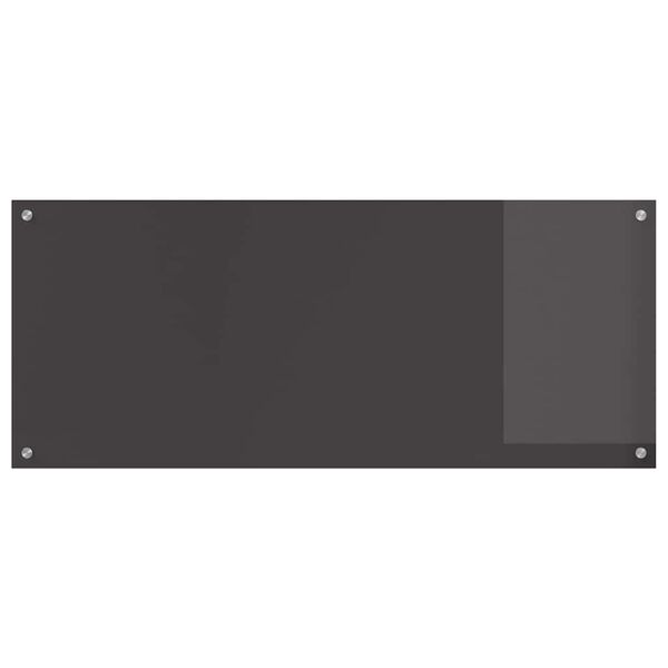 vidaXL Virtuvės užpakalinė plokštė 2 pcs Tamsiai pilka 120 x 50 cm