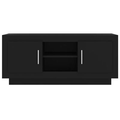 vidaXL Televizoriaus spintelė, juodos spalvos, 102x35x45cm, mediena